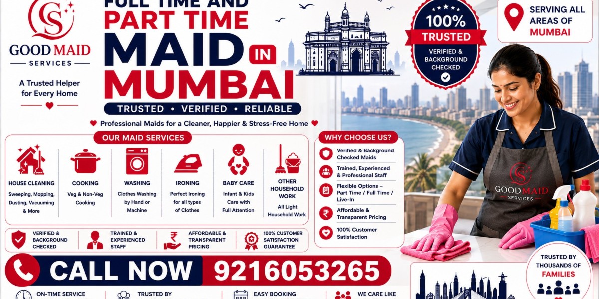 Reliable Full Time and Part Time Maid/Bai Services in Mumbai