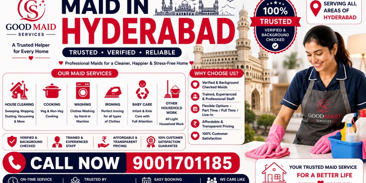 Reliable House Maid Services Available in Hyderabad