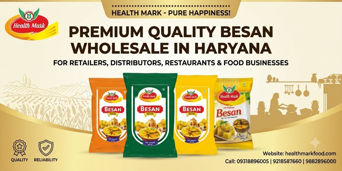 Premium Quality Besan Wholesale in Haryana  Health Mark