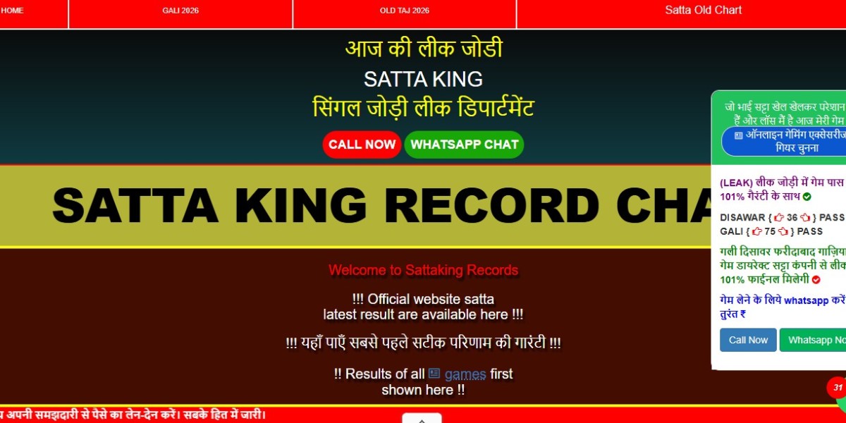 Satta King Record – Understanding Daily Charts and Historical Records