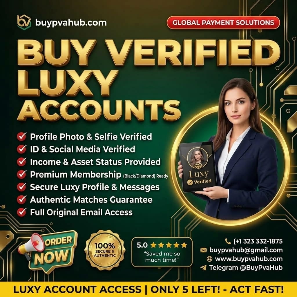 Buy Verified Luxy Accounts -Instant ID-Verified Gold Status | BuyPvahub
