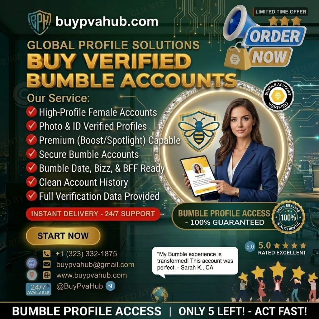 Buy Verified Bumble Account -Instant Delivery & 100% Safe