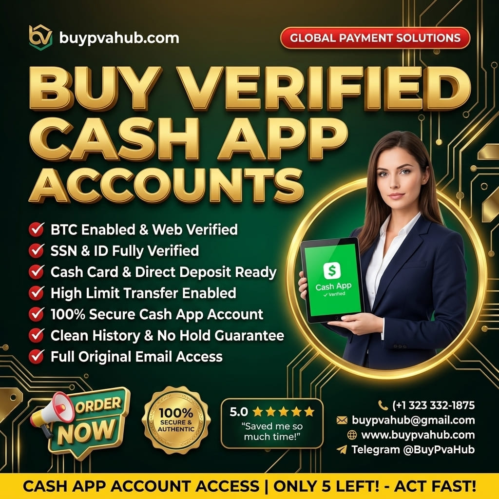 Buy Verified Cash App Accounts -High Limit & Instant Delivery – BuyPVAHub