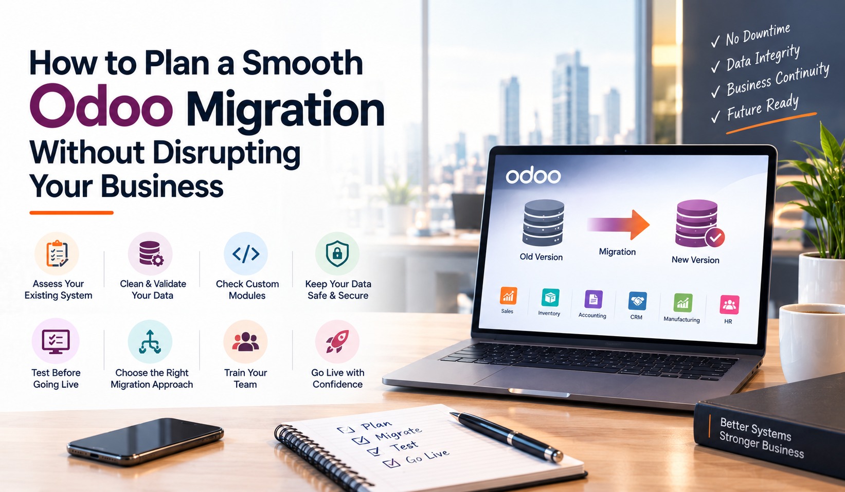 How to Plan a Smooth Odoo Migration Without Disrupting Your Business – Braincrewapps