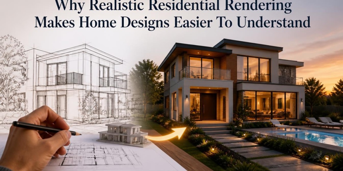 Why Realistic Residential Rendering Makes Home Designs Easier To Understand