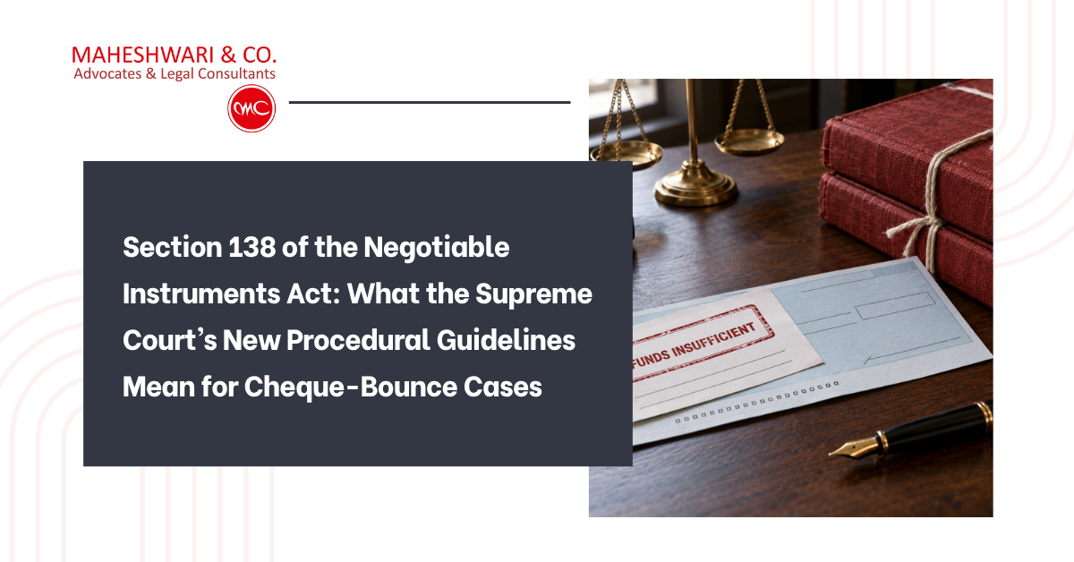 Section 138 NI Act New Guidelines by SC (2025)